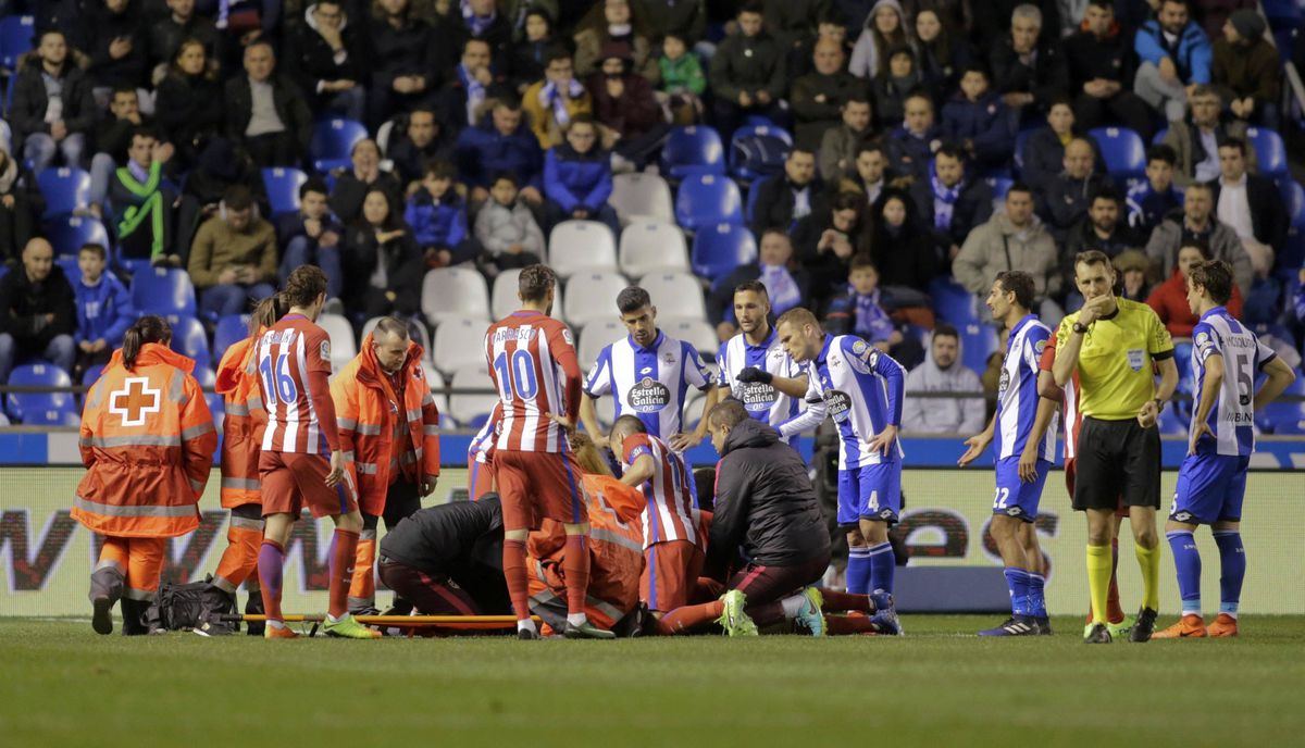 Fernando Torres, accidentare horror (Deportivo La Coruna - Atletico Madrid)