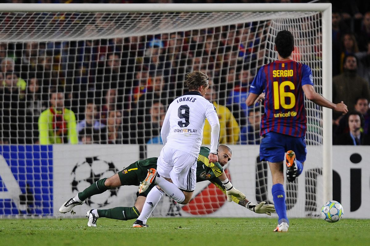 Golul lui Torres pe Camp Nou (Barcelona - Chelsea, 2012)