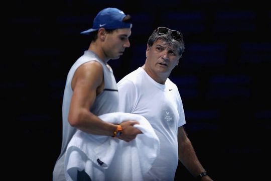 Toni Nadal, alături de Rafael Nadal/Foto: Getty Images