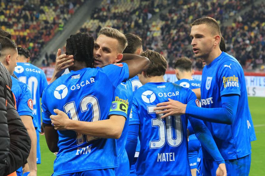 Universitatea Craiova a învins-o pe Dinamo cu scorul de 1-0, în a doua rundă a play-off-ului din Superliga, foto: Ionuț Iordache (GSP.ro)