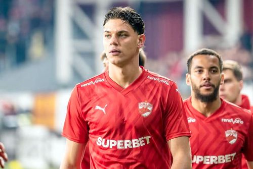 Matteo Duțu, suspendat două etape pentru cartonașul roșu primit în derby-ul cu Rapid // FOTO: Instagram