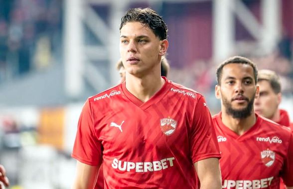 Dinamovistul Matteo Duțu și-a aflat suspendarea, după cartonașul roșu primit în derby-ul cu Rapid