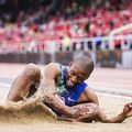 Luvo Manyonga, la o competiție din anul 2019 / Foto: Imago Images