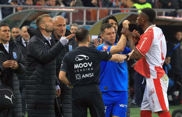 Final de primă repriză „nebun” în Dinamo - Craiova » Cele 3 momente care au „dinamitat” derby-ul