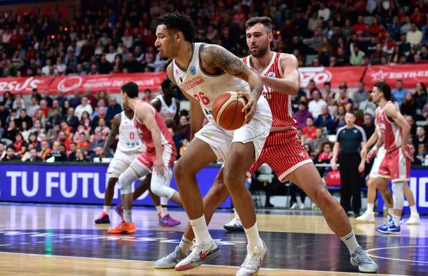 Emanuel Cățe, în semifinalele FIBA Europe Cup! Pivotul naționalei, prestație solidă în returul sferturilor de finală