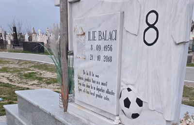 Mormântul lui Ilie Balaci, vandalizat! „A venit poliţia criminalistică. Era sânge pe cruce”