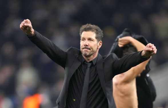 Diego Simeone l-a scos în față pentru evoluția din meciul cu Spurs: „A fost fenomenal!”