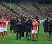 Dezamăgirea fotbaliștilor de la Dinamo după eșecul cu Craiova // Foto: Ionuț Iordache