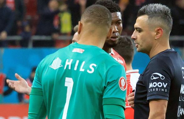 Dinamoviștii acuză arbitrajul: „A fost penalty!” + „Când am întrebat arbitrul, a zâmbit”