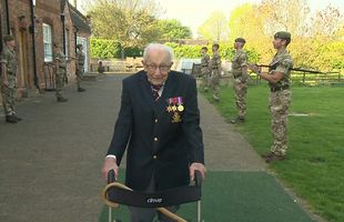 Povestea emoționantă a căpitanului Tom Moore, veteranul de 99 de ani care a strâns peste 30 de milioane de euro pentru sistemul de sănătate britanic