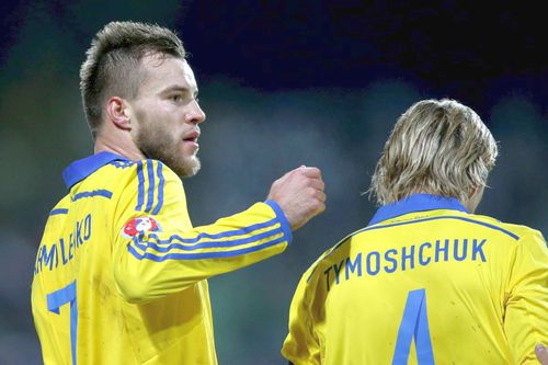 Andriy Yarmolenko și Anatoly Tymoshchuk/ foto: Imago Images