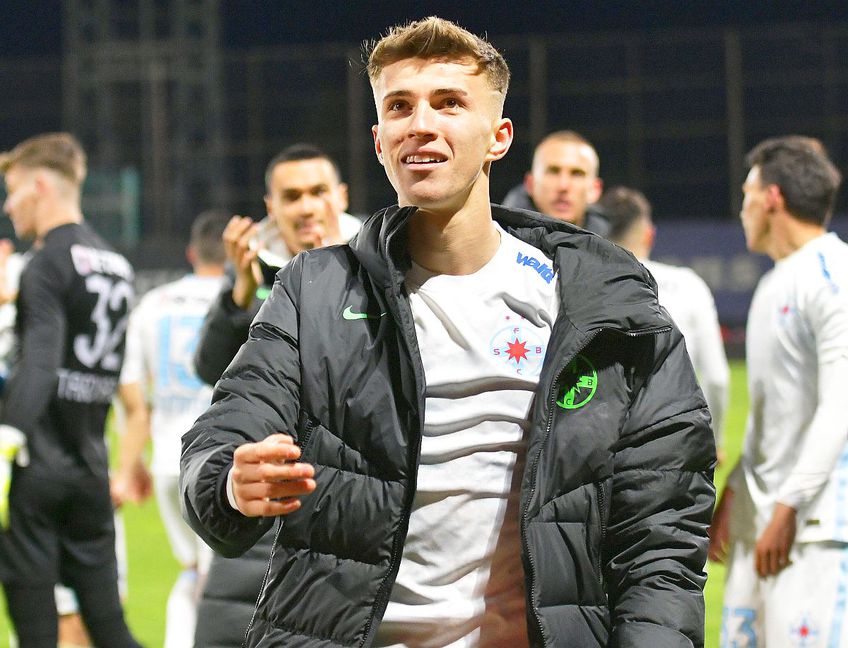 Octavian Popescu (19 ani) a ajuns la 9 goluri marcate în Liga 1, foto: Imago