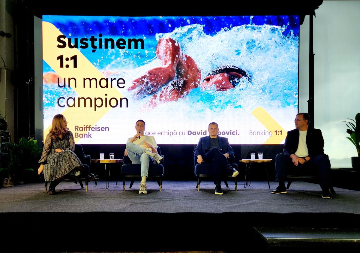 David Popovici - parteneriat Raiffeisen
