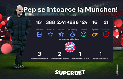 O nouă lecție marca Guardiola sau se trezește gigantul bavarez? Vezi SuperCotele pentru Bayern - City!