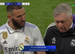 Benzema, furios! Căpitanul lui Real l-a certat pe antrenorul Ancelotti după ce a fost înlocuit în meciul cu Chelsea