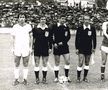 Pe vremea când era arbitru asistent. În imagine: Costică Ștefănescu, Petru Cadar, Radu Petrescu, Florin Popescu și Gino Iorgulescu FOTO Arhivă personală
