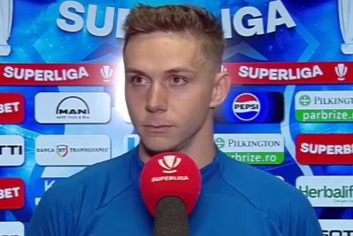 Louis Munteanu (21 de ani), a fost întrebat dacă se gândește să facă pasul la un alt club din România, la finalul victoriei cu CFR Cluj, scor 5-1, din runda cu numărul #5 a play-off-ului din Superliga.