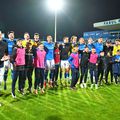 Farul a învins-o pe CFR Cluj, scor 2-0, în runda cu numărul 5 din play-off. Elevii „Regelui” Hagi au sărbătorit alături de suporteri.