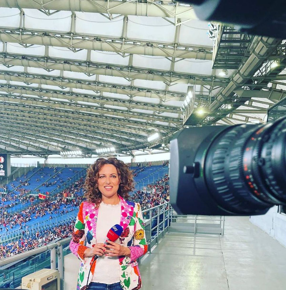 Vincenzo Italiano a sărutat o jurnalistă în Fiorentina - Viktoria Plzen, din „sferturile” Conference League