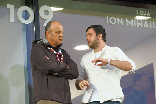Dan Șucu și Victor Angelescu / Foto: Ionuț Iordache GSP