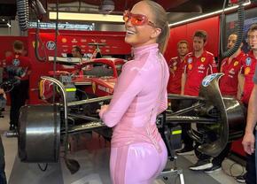 Apariția lui Jennifer Lopez a încins padocul Ferrari, în Arabia Saudită