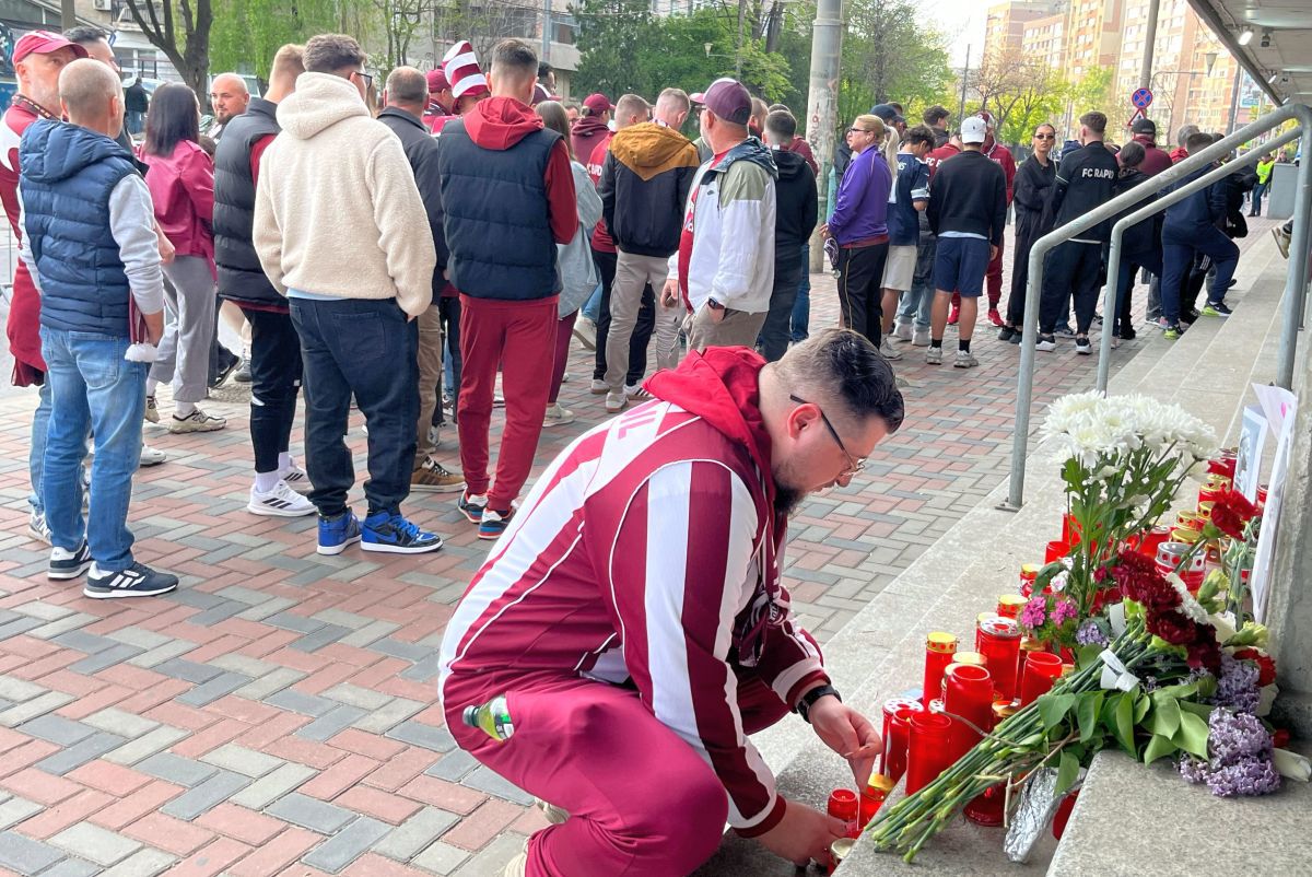 Imagini surprinse de reporterii GSP în Giulești, înainte de Rapid - U Cluj