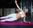 Poliana Matei, în sala de fitness