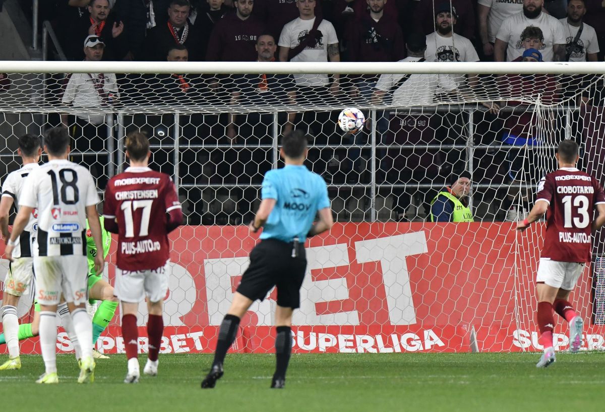 Rapid - U Cluj, cele mai tari imagini ale partidei » Play-off Superliga României, 19 aprilie 2025, Giulești