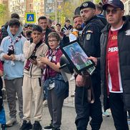 Suporterii Rapidului, înaintea meciului cu U Cluj / FOTO: Carmen Dumitru (GSP)