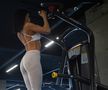 Poliana Matei, în sala de fitness