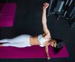 Poliana Matei, în sala de fitness