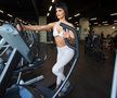 Poliana Matei, în sala de fitness