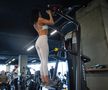 Poliana Matei, în sala de fitness