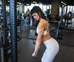 Poliana Matei, în sala de fitness
