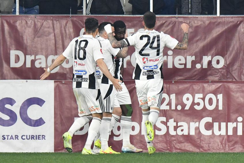 Macalou a marcat golul 2 al lui U Cluj cu Rapid/ foto: Cristi Preda (GSP)