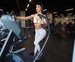 Poliana Matei, în sala de fitness