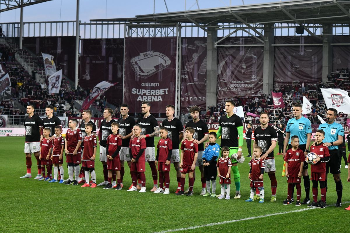 Rapid - U Cluj, cele mai tari imagini ale partidei » Play-off Superliga României, 19 aprilie 2025, Giulești