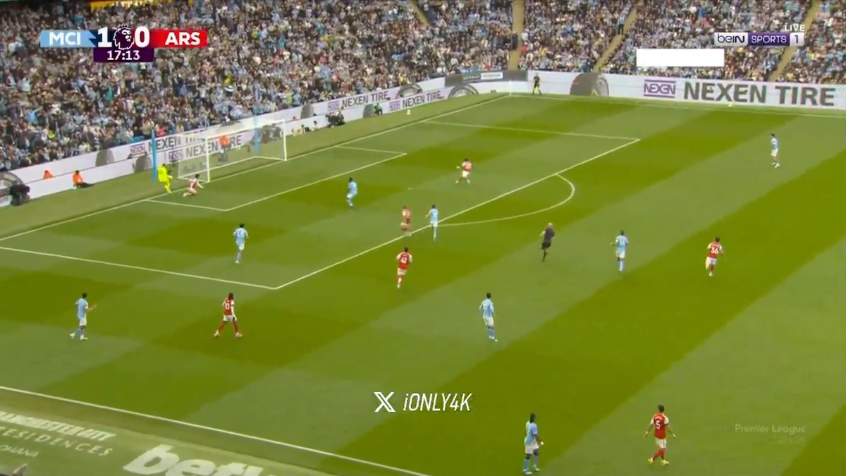 Gafa lui Donnarumma în Manchester City - Arsenal