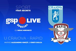 Universitatea Craiova - Rapid » Meci de care pe care în play-off! Comentăm la GSP Live Special cu Alex Ioniță și Cristi Dulca