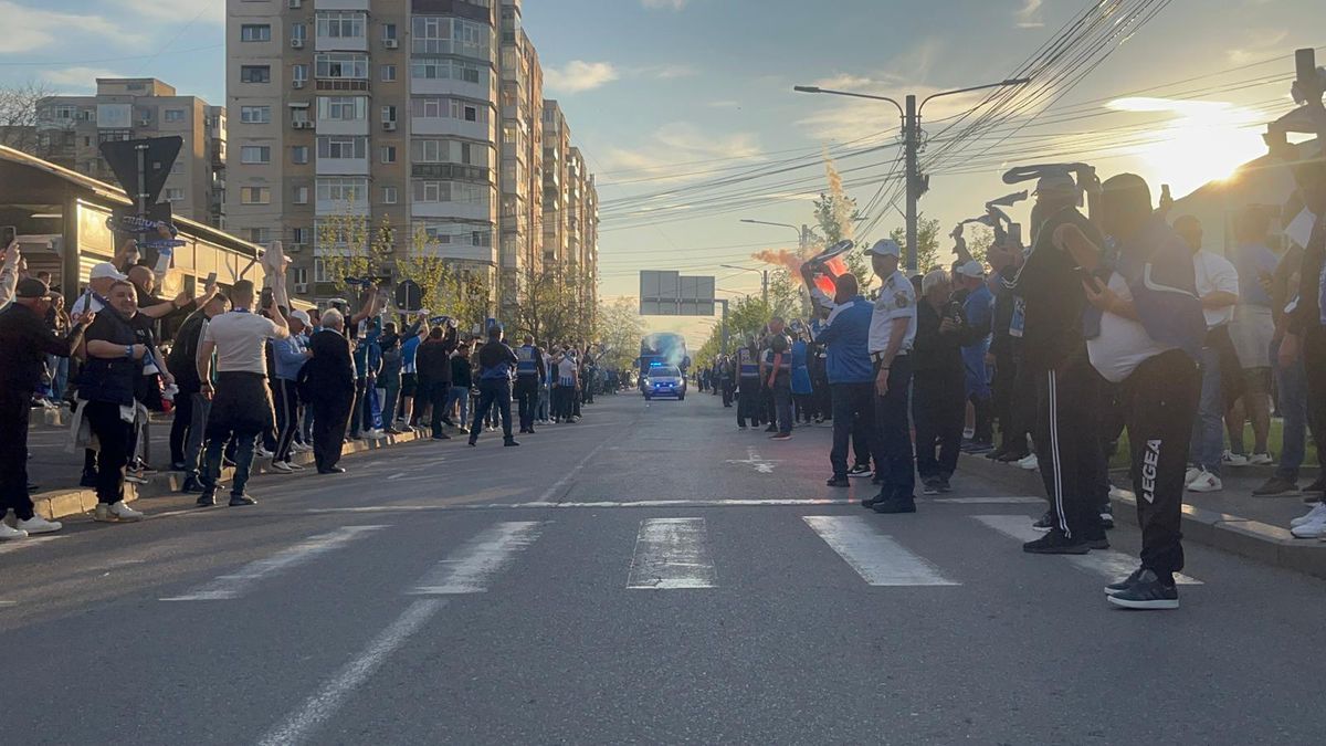 Imagini înainte de Craiova - Rapid
