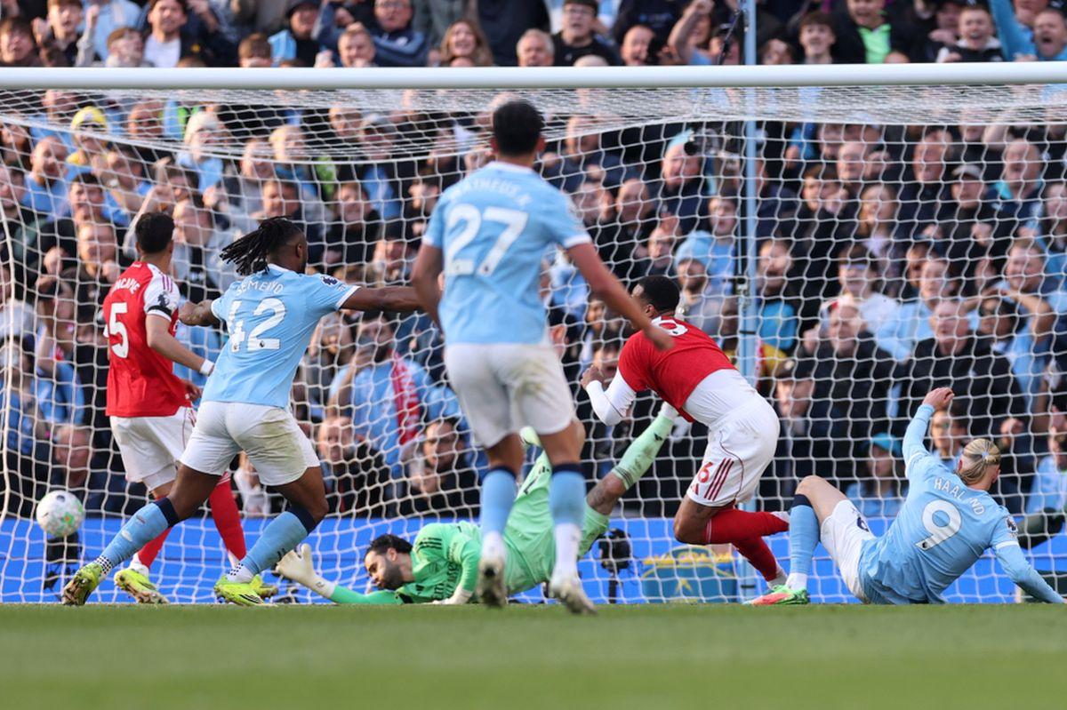 GAME ON! Manchester City a bătut-o pe Arsenal și finalul sezonului în Premier League devine dramatic