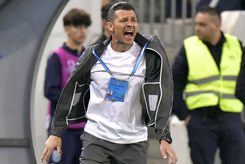 Costel Gâlcă în Craiova - Rapid, etapa 5 play-off // foto: Cristi Preda (GSP.ro)