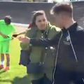 Mama unui jucător a intrat pe teren după CS Medgidia - Viva Sport 4-2 și i-a înjurat și amenințat pe arbitri