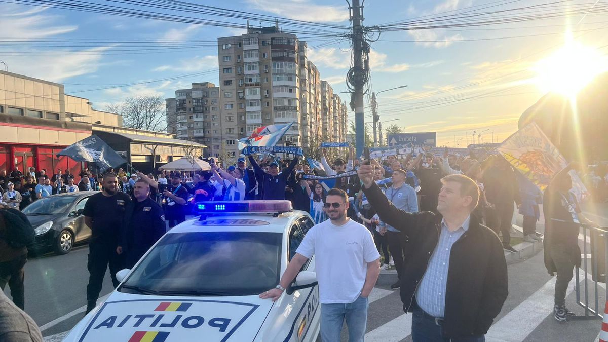 Imagini înainte de Craiova - Rapid