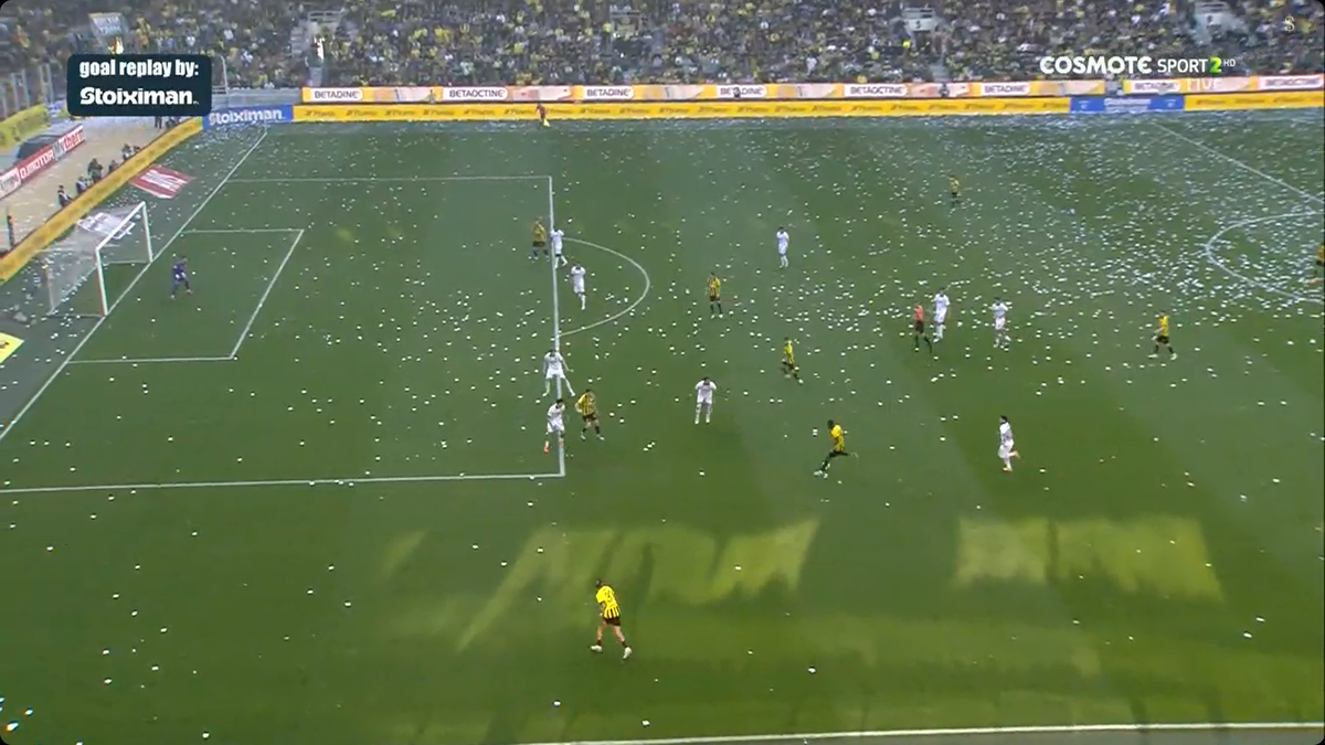 Capturi de la meciul AEK Atena - PAOK Salonic