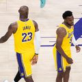 LeBron James și Bronny James, pe teren în play-off / foto: Imago Images