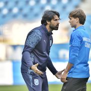 Filipe Coelho și David Matei, înainte de Craiova - Rapid // foto: Cristi Preda (GSP.ro)