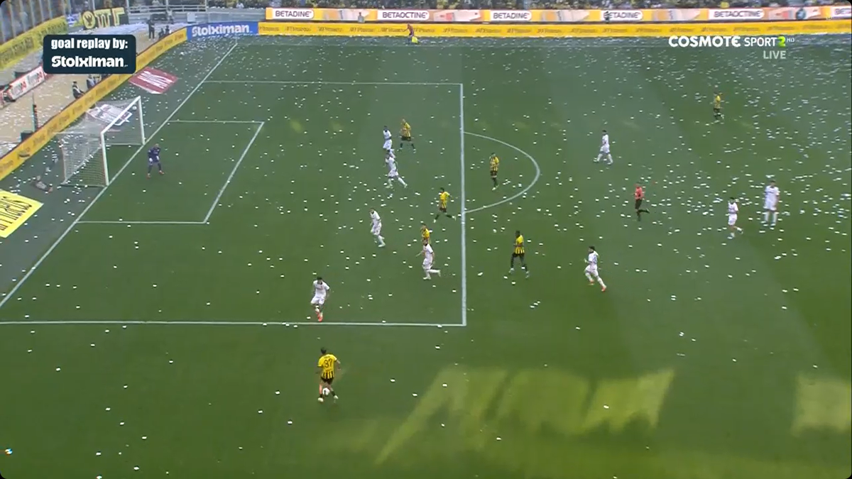 Capturi de la meciul AEK Atena - PAOK Salonic