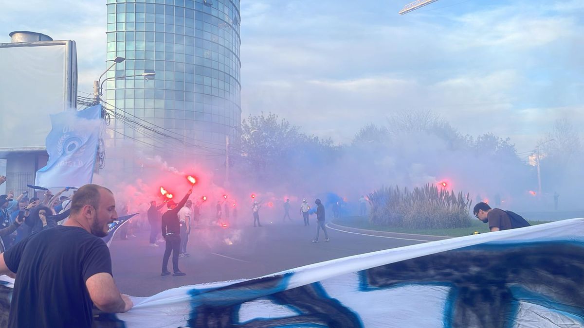 Imagini înainte de Craiova - Rapid