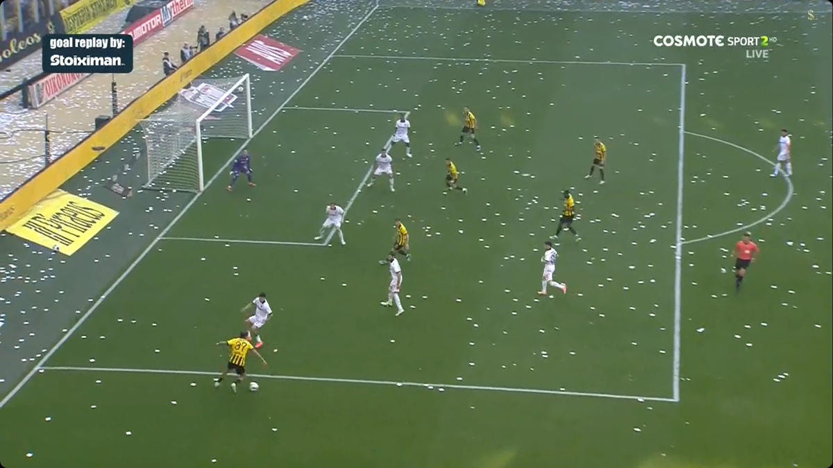 Capturi de la meciul AEK Atena - PAOK Salonic